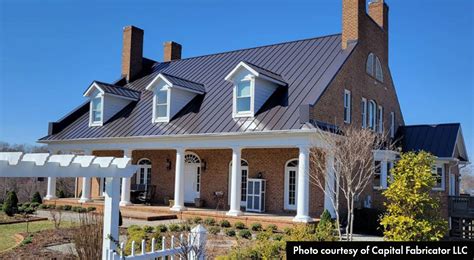 brown sheet metal & mechanical|dark bronze metal roof panels.